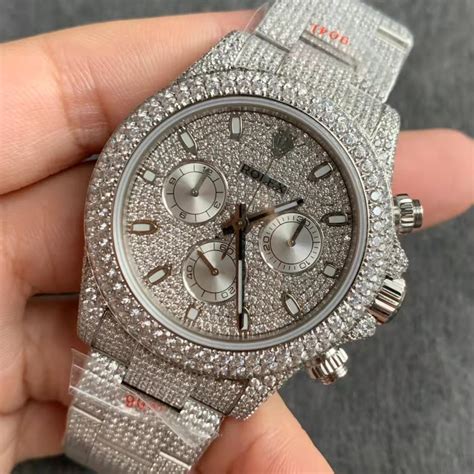 fake rolex diamond watch|rolex daytona knockoff.